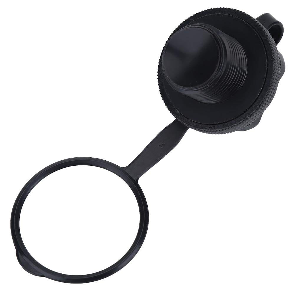 Changor Valvola Boston Per Gonfiabili – Tappo Di Ricambio In PVC Per Barche, Kayak E Canoe, Diametro 6,5 Cm, Grigio