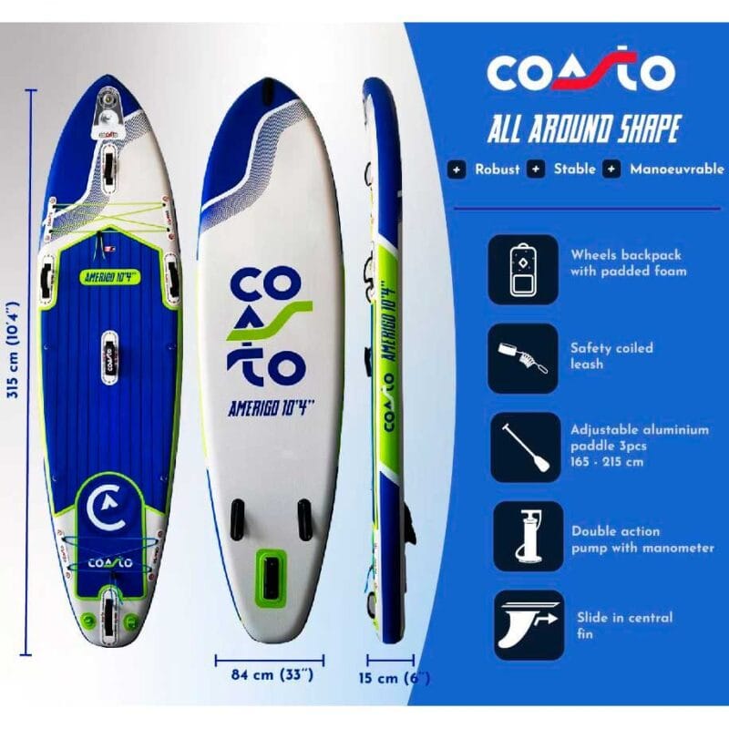 SUP gonfiabile Coasto AMERIGO 10'4"