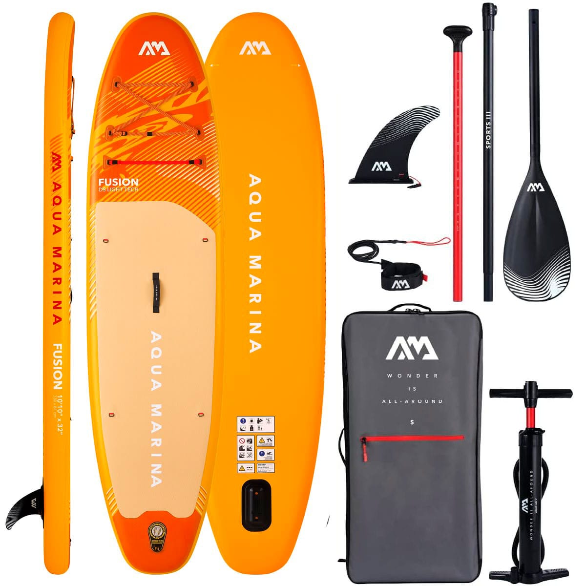 Aqua Marina FUSION 10'10" 21 Aqua Marina FUSION 10'10" | perfetto per iniziare | BT-26FUP